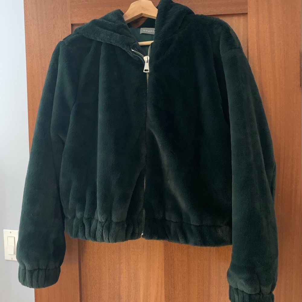 Faux fur jacket